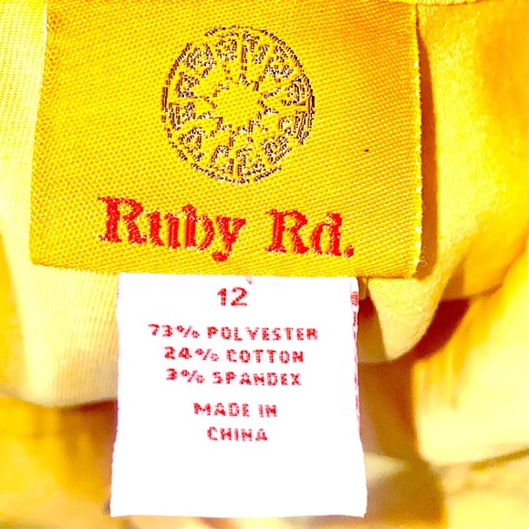 Ruby Rd. Bright Yellow Drawstring Utility Jacket - Picture 2 of 14